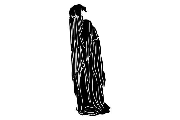 Download Standing Grim Reaper Silhouette Vector - Grim reaper silhouette Collection