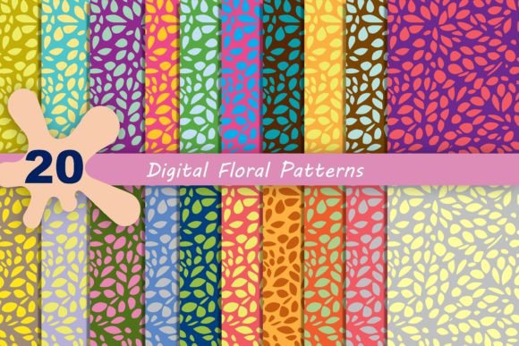 Download Digital Floral Patterns - Seamless - Digital floral Collection